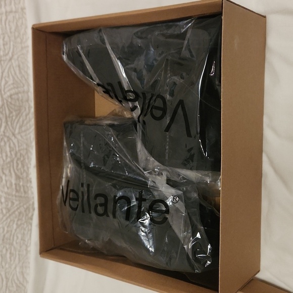 New! Veilante black classic mini boots winter warm size 6 women's casual snow - Picture 9 of 10